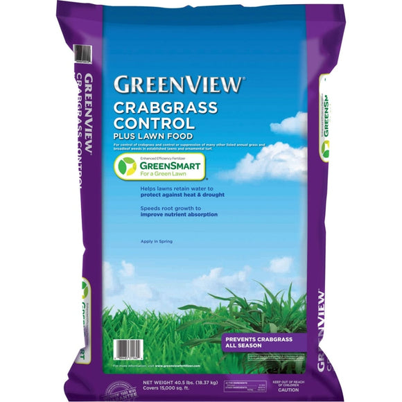 CRABGRASS CONTROL PLUS LAWN FOOD WITH GREEN SMART (13.5 LB)