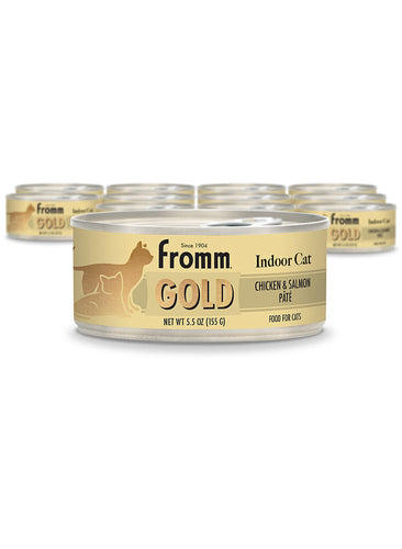 Fromm Gold Indoor Cat Chicken & Salmon Pâté Cat Food (3 oz)