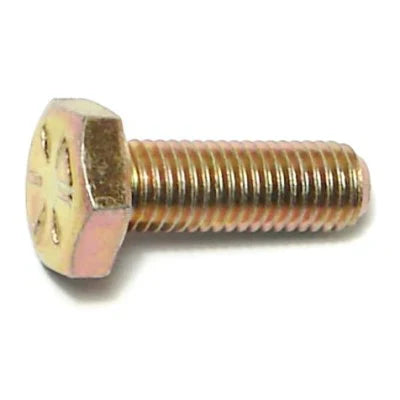 Monster Fastener Zinc Plated Grade 8 Steel Fine Thread Hex Cap Screws (1/4-28 x 3/4)