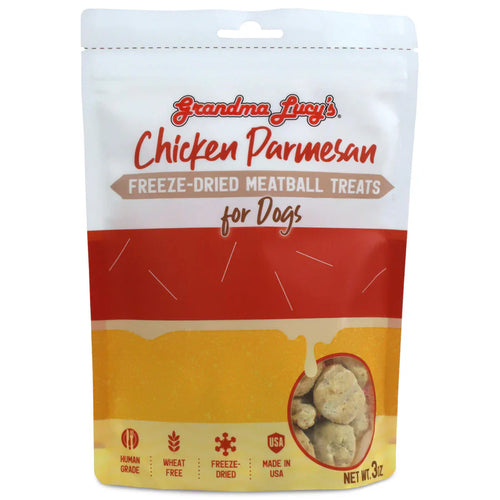 Grandma Lucy's Freeze-Dried Meatballs Chicken Parmesan Dog Treats (3 oz)