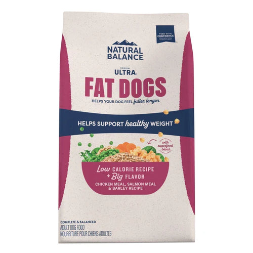 Natural Balance Fat Dogs Chicken Meal, Salmon Meal & Barley Recipe Dry Dog Food