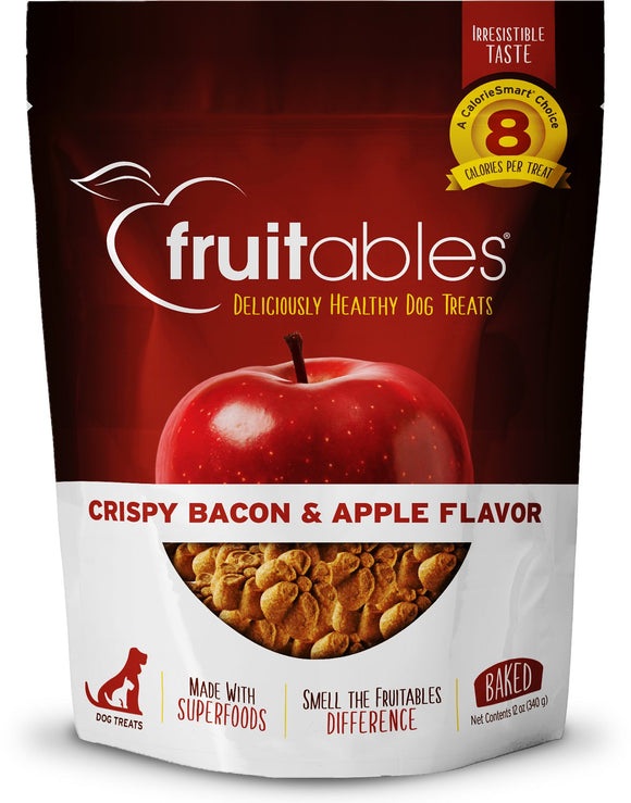 Fruitables Healthy Dog Treats: Crispy Bacon & Apple (16 Oz.)