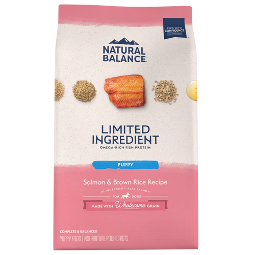 Natural Balance Limited Ingredient Diet Salmon & Brown Rice Puppy Recipe Dry Dog Food