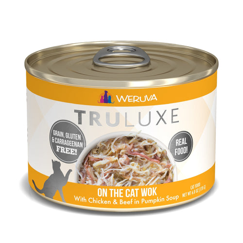 Weruva TRULUXE On The Cat Wok with Chicken and Beef in Pumpkin Soup Canned Cat Food