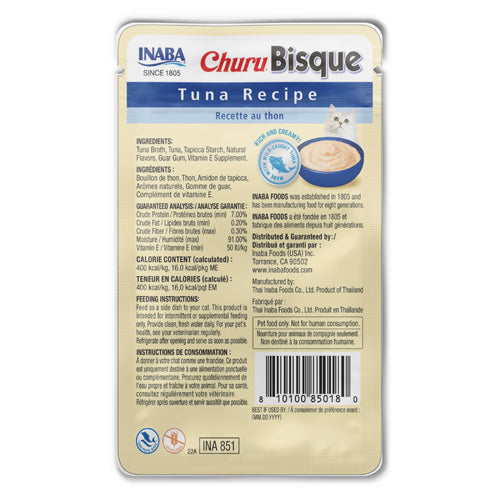 Inaba Churu Bisque Tuna Recipe Cat Treat