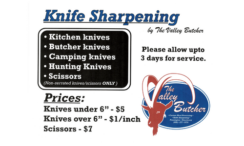 Knife sharpening info