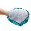 Messy Mutts Microfiber Chenille Dog Grooming Mitt (Blue)