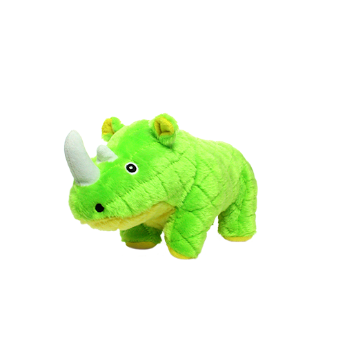 Mighty Rhinoceros Durable Plush Squeaky Dog Toy