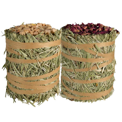 Kaytee Mini Hay Bale Apple & Rose (7 oz. / 2 Pack)