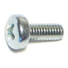 Monster Fastener Zinc Plated Class 4.8 Steel Coarse Thread Phillips Pan Head Machine Screws