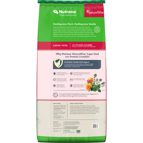 NatureWise® 17% Protein Layer Crumble Poultry Feed