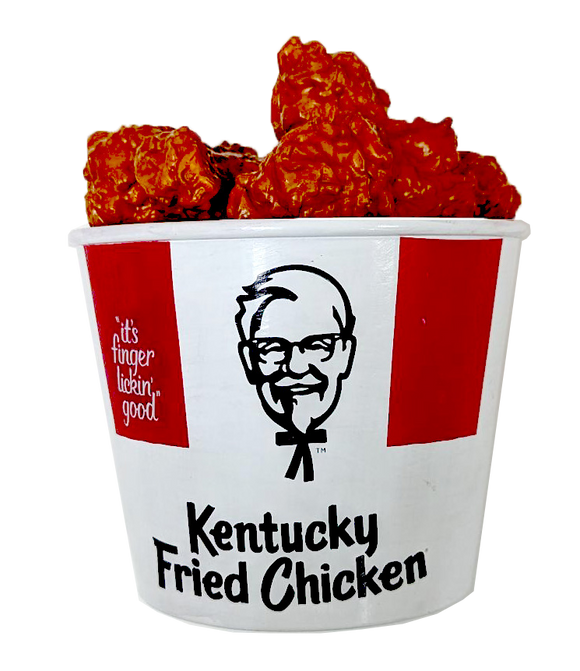 Ethical Pet Spot Kentucky Fried Chicken Vinyl Chicken Bucket Dog Toy