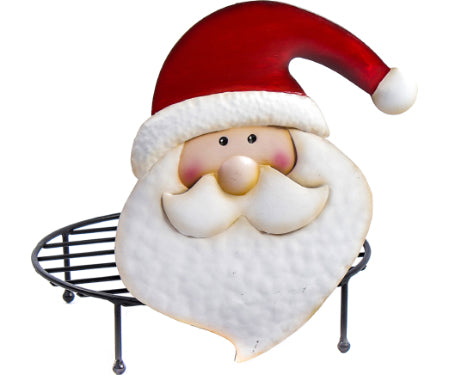 Good Tidings Santa Face Plant Stand