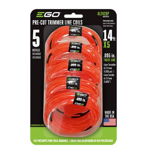 EGO Pre-Cut .095 Twisted Trimmer Line