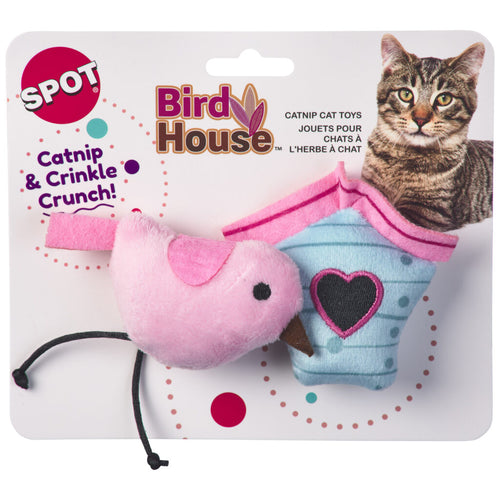 Ethical Pet Spot Birds and Homes 2 Pack Assorted Cat Toy