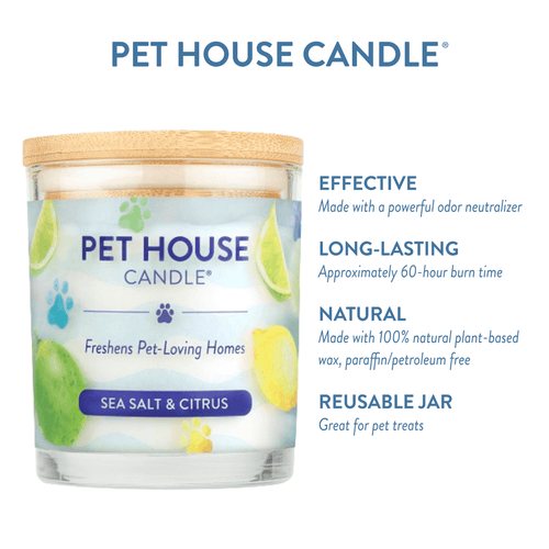 Pet House Sea Salt & Citrus Candle