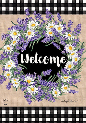 Briarwood Lane Lavender and Daisies Spring Garden Flag