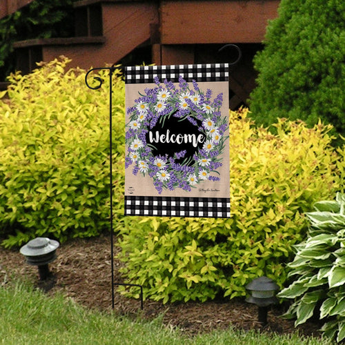 Briarwood Lane Lavender and Daisies Spring Garden Flag
