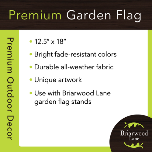 Briarwood Lane Lavender and Daisies Spring Garden Flag