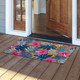 Briarwood Lane Pink and Blue Tropical Coir Doormat 18 x 30