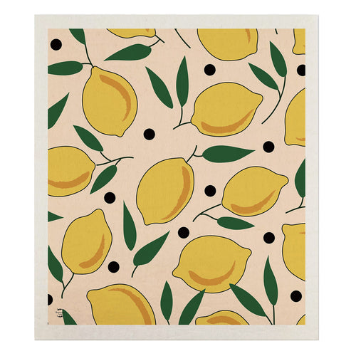 Briarwood Lane Lemons Swedish Dishcloth