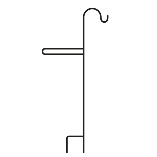 Metal Flag Stand With Shepherds Hook