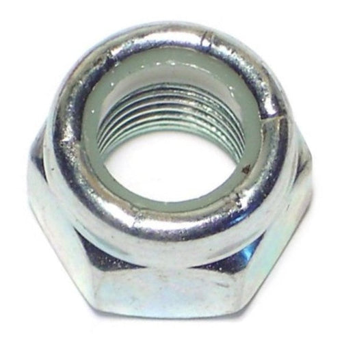 Monster Fastener Zinc Plated Grade 2 Steel Fine Thread Nylon Insert Lock Nuts