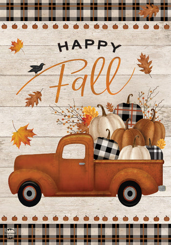 Briarwood Lane Happy Fall Pickup Truck Garden Flag