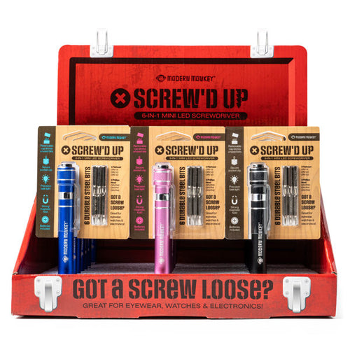 DM Merchandising Modern Monkey Screwd Up 6 in 1 Screwdriver