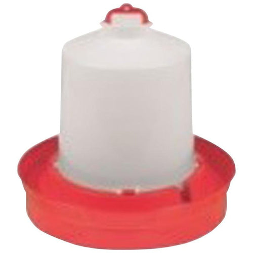 LITTLE GIANT DEEP BASE POULTRY WATERER (3 GAL, RED)