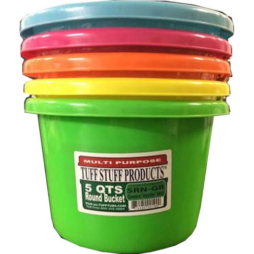 TUFF STUFF UTILITY PAIL ASSORTMENT (5 QUART/20 PACK, ASSORTED)