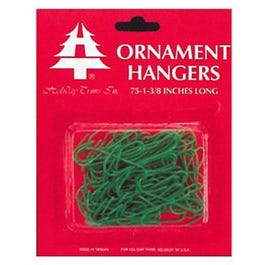 Ornament Hooks, Green, 75-Ct.