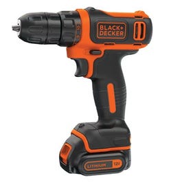 12-Volt Cordless Drill/Driver, Lithium-Ion Battery