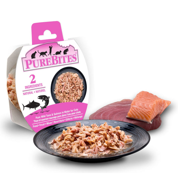 PureBites Wild Tuna & Salmon Cat Treat Mixers