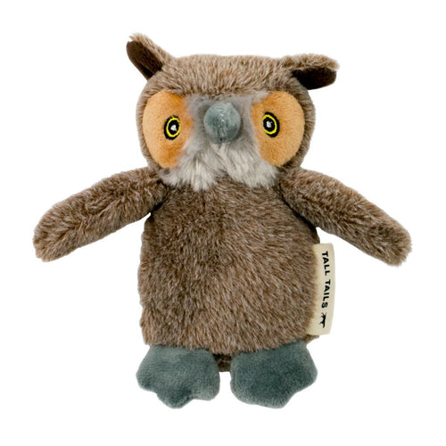 Tall Tails Baby Owl with Squeaker