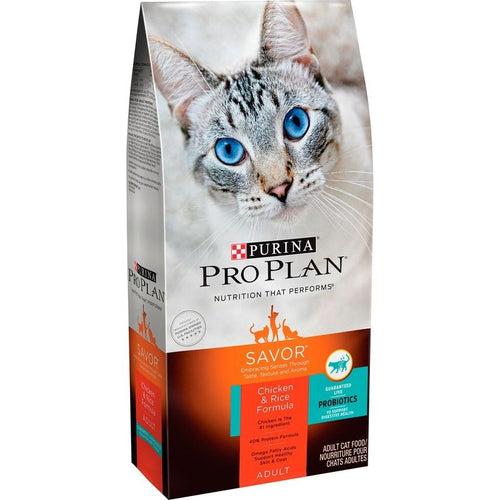 Purina Pro Plan Savor Chicken & Rice Formula Dry Cat Food