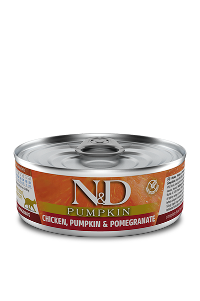 Farmina N&D Pumpkin Chicken, Pumpkin & Pomegranate Adult Canned Cat Food