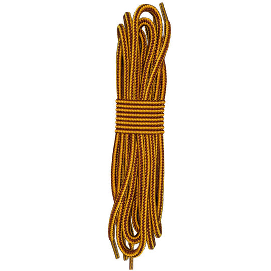 Jobsite & Manakey Group Braided Laces Yellow / Brown 60 in. (60 in., Yellow / Brown)