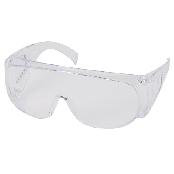 SAFETY WORKS Over-the-Glass Clear Safety Glasses