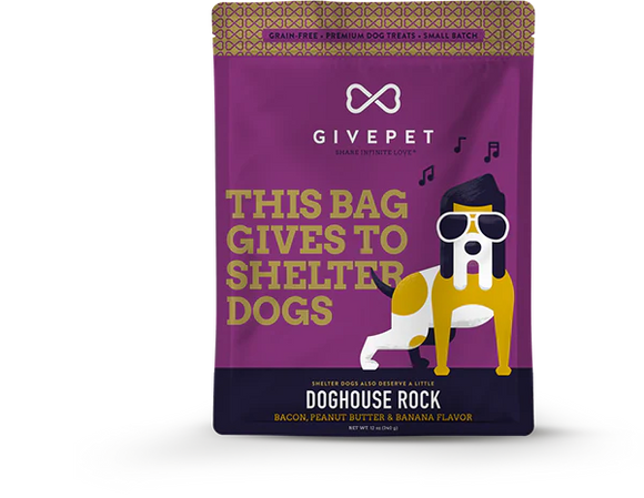 GivePet Doghouse Rock Dog Treats