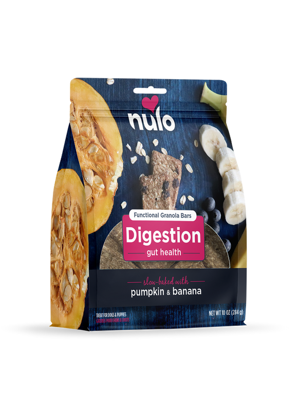 Nulo Digestion Gut Health Functional Granola Bars For Dogs