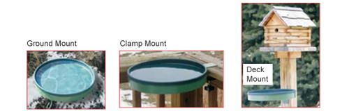 Farm Innovators 3-in-1 Heated Bird Bath (Green 14)