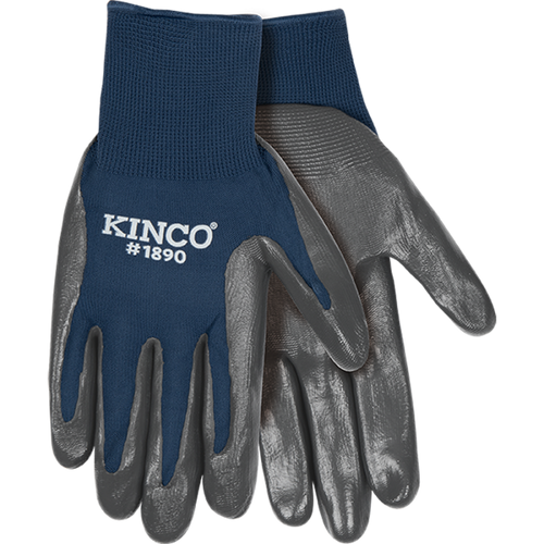 Kinco Polyester Knit Shell & Nitrile Palm