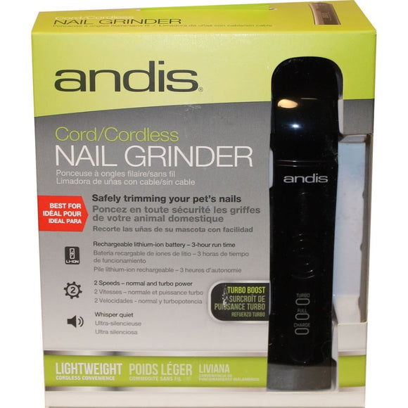 ANDIS CORDLESS NAIL GRINDER 2 SPEED